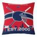 YST Ice Hockey Pillow Cover 16x16 inch Sports Ice Hockey Fans Square Pillow Case for Boys Girls Ice Hockey Team Cushion Cover Sports Ice Hockey Fans Throw Pillow Cover(Columbus)