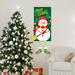 Pengzhipp Hanging Decor Christmas Garden Banner Christmas Banner Double Sided Flag 12.5 X 18 Inch Double Thick Burlap Outdoor For Christmas Garden Colorful Creative Home Decor