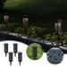 Solar Lights Outdoor Pathway Bright Solar Lights 4 Pack Color Changing+Warm White LED Solar Lights Outdoor IP67 Solar Lights Solar Powered Garden Lights For Walkway Up to 65% off!