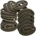 24 Pcs Key Drawer Furniture Vintage Decor Door Keyhole Escutcheons Covers for Doors Dresser Antique Zinc Alloy