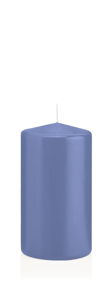 Wiedemann Kerzen Stumpenkerzen Grau-Blau Ø 48 x 150 mm, 24 Stück Image