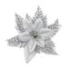 Artificial Flower Exquisite Realistic Simulation Flower Bright-colored Decorative Christmas Glitter Artificial Flowers for Home