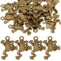 50pcs Frog Metal Charms Frog Pendant Necklace Hanging Pendant DIY Necklace Jewelry Gift