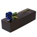 NUOLUX Blooming Lacquered 24K Gold Roses Plated Real Rose Birthday Valentine s Day Anniversary Gift with Souvenir Bag (Dark Blue)