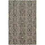 Feizy Colton Modern Southwestern Gray/Black/Ivory 2 x 3 Accent Rug Stain Resistant Water Resistant Fade Resistant Cabin & Lodge Geometric Design Carpet for Living Dining Bed Room