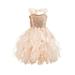 Rovga Toddler Kids Girls Historical Tulle Dress Princess Outfits 6-8 Years