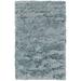 Feizy Indochine Modern Solid Blue/Silver 7 6 x 9 6 Area Rug Sheen Fade Resistant Luxury & Glam Design Carpet for Living Dining Bed Room