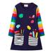 Girls Christmas Sweater Dress Toddler Girls Xmas Gifts Winter Long Sleeve Soft Wram Knittd Dresses (1-2Y)