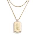 WEAR by Erin Andrews x Baublebar Oakland Athletics Dog Tag Necklace