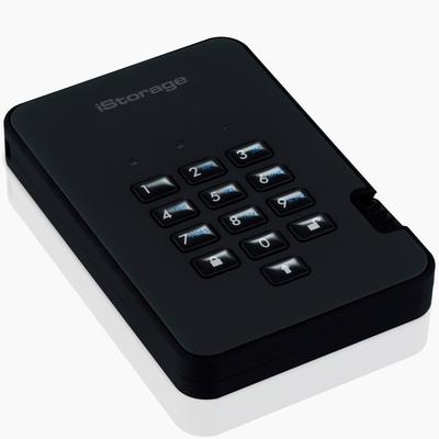 ISTORAGE externe HDD-Festplatte "diskAshur2 HDD Black", schwarz, 500 GB, Festplatten