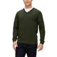 Strickpullover S.OLIVER Gr. XL, grün (green) Herren Pullover V-Ausschnitt-Pullover