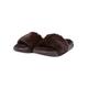 Sandale ROMIKA "Romika Damen RO22Q3-W008-022 Women Fake Fur Slide" Gr. 39, braun (darkbrown) Damen Schuhe Komfortschuhe
