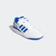 Sneaker ADIDAS ORIGINALS "FORUM LOW" Gr. 37, blau (cloud white, royal blue, cloud white) Schuhe Sneaker