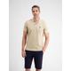 Poloshirt LERROS "LERROS Basic für Herren" Gr. L, light dune beige Herren Shirts Kurzarm