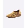 Slipper GEMINI, Damen, Gr. 41, gelb, Glattleder, sportlich, Schuhe