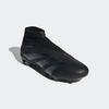 Fußballschuh ADIDAS PERFORMANCE "PREDATOR LEAGUE LACELESS FG", Gr. 44, schwarz (core schwarz, carbon, core schwarz), Synthetik, Textil, sportlich, Schuhe