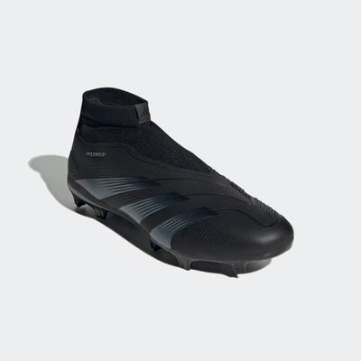 Fußballschuh ADIDAS PERFORMANCE "PREDATOR LEAGUE LACELESS FG" Gr. 44, schwarz (core black / carbon core black) Schuhe