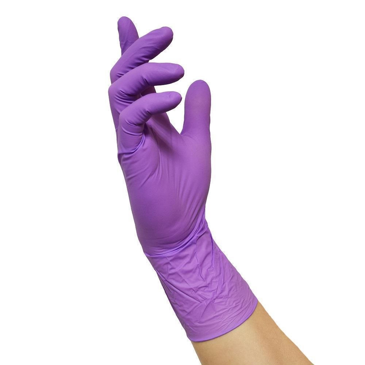 MCD Medical Care Dental GmbH 1000 Nitras PROTECT 300 Nitrilhandschuhe | Gr. L | violett | Einweghandschuhe Image