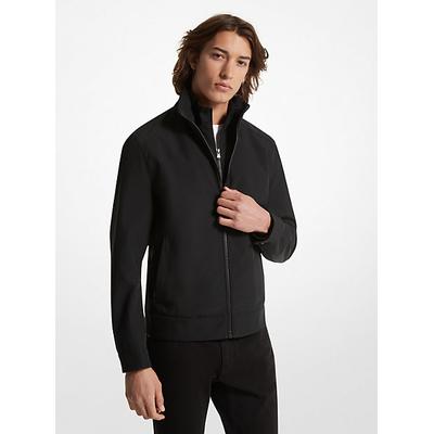 Michael Kors Kilkenny Mixed-Media Jacket Black L