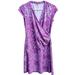Athleta Dresses | Like New Athleta Faux Wrap Bodice Dress | Color: Purple | Size: Sp