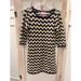 Lilly Pulitzer Dresses | Lilly Pulitzer Little Santana Chevron Navy Gold Sweater Dress | Girls M (6-7) | Color: Blue/Gold | Size: Mg