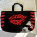Victoria's Secret Bags | Limited Edition Victoria’s Secret Tote Bag Red Black Sequin | Color: Black/Red | Size: Os