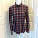 J. Crew Tops | J. Crew Plaid Cotton/Flannel Button Down. Size 4. Extra Buttons Included. | Color: Gray/Red | Size: 4