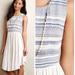 Anthropologie Dresses | Anthropologie Dolan Left Coast Blue Gray Embroidered Bodice Sabado Dress Sz M | Color: Blue/Gray | Size: M