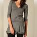 Free People Dresses | Free People Ruffle Me Up Sweater Dress In Gray Medium | Color: Gray | Size: M