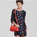 Kate Spade Dresses | Kate Spade Women Belina Polka Dot Shift Dress Lined Silk Size 8 | Color: Black/Red | Size: 8