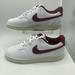 Nike Shoes | Nike Court Vision Low Team Red/ White Sneakers (Women’s) Size 9 | Color: Red/White | Size: 9