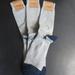 J. Crew Underwear & Socks | J Crew Men's One Size Lightweight Crew Cotton Socks - Blue/Gray - 3 Pair | Color: Gray | Size: Os
