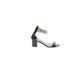 Aquazzura Sandals: Black Color Block Shoes - Women's Size 39