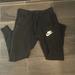 Nike Pants & Jumpsuits | Black Nike Joggers | Color: Black/White | Size: Xs