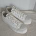 Converse Shoes | Converse Women's Chuck Taylor All Star Vintage White Leather Sneakers | Color: White | Size: 7.5