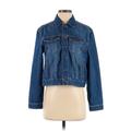 Chocolate Denim Jacket: Short Blue Jackets & Outerwear - Women's Size Small