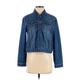 Chocolate Denim Jacket: Short Blue Jackets & Outerwear - Women's Size Small