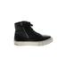 Linea Paolo Sneakers: Black Solid Shoes - Women's Size 8 1/2 - Round Toe