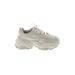 Zara Sneakers: White Print Shoes - Women's Size 41 - Round Toe