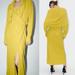 Zara Dresses | Bloggers Fav Zara Yellow Draped Hooded Dress | Color: Yellow | Size: Various