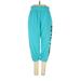 Victoria's Secret Pink Sweatpants - High Rise: Teal Activewear - Women's Size Small