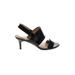 Coach Heels: Black Print Shoes - Women's Size 7 1/2 - Open Toe