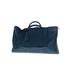 Louis Vuitton Leather Weekender: Blue Solid Bags