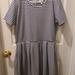 Lularoe Dresses | Navy Blue & White Striped Lularoe Amelia Dress - Size 2xl | Color: White | Size: 2x