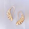 Anthropologie Jewelry | Gold Wing Threader Earrings A364 | Color: Gold | Size: Os