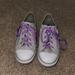 Converse Shoes | Euc Converse All Stars | Color: Gray/Purple | Size: 8