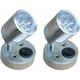 2 pièces 12V LED Spot Lampe de Lecture Murale Lampe de Chevet Interrupteur réglable Camping-Car e