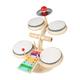 Qianly Kids Drum Set with Cymbal Creativity for Girls Boys Multifunction Montessori Musical Instruments Set Baby Musical Toys