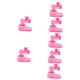 ibasenice 7 Pcs Simulation Meat Grinder Halloween Party Favor Toddler Kitchen Playset Funny Toy Childrens Toys Decorative Meat Grinder Plastic Washing Machine Pink Home Appliances