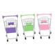 ibasenice 9 Pcs Role Play Trolley Shopping Cart Toys Pretend Play Cart Kids Trolley Toy Trolley Playset Car Model Child Mini